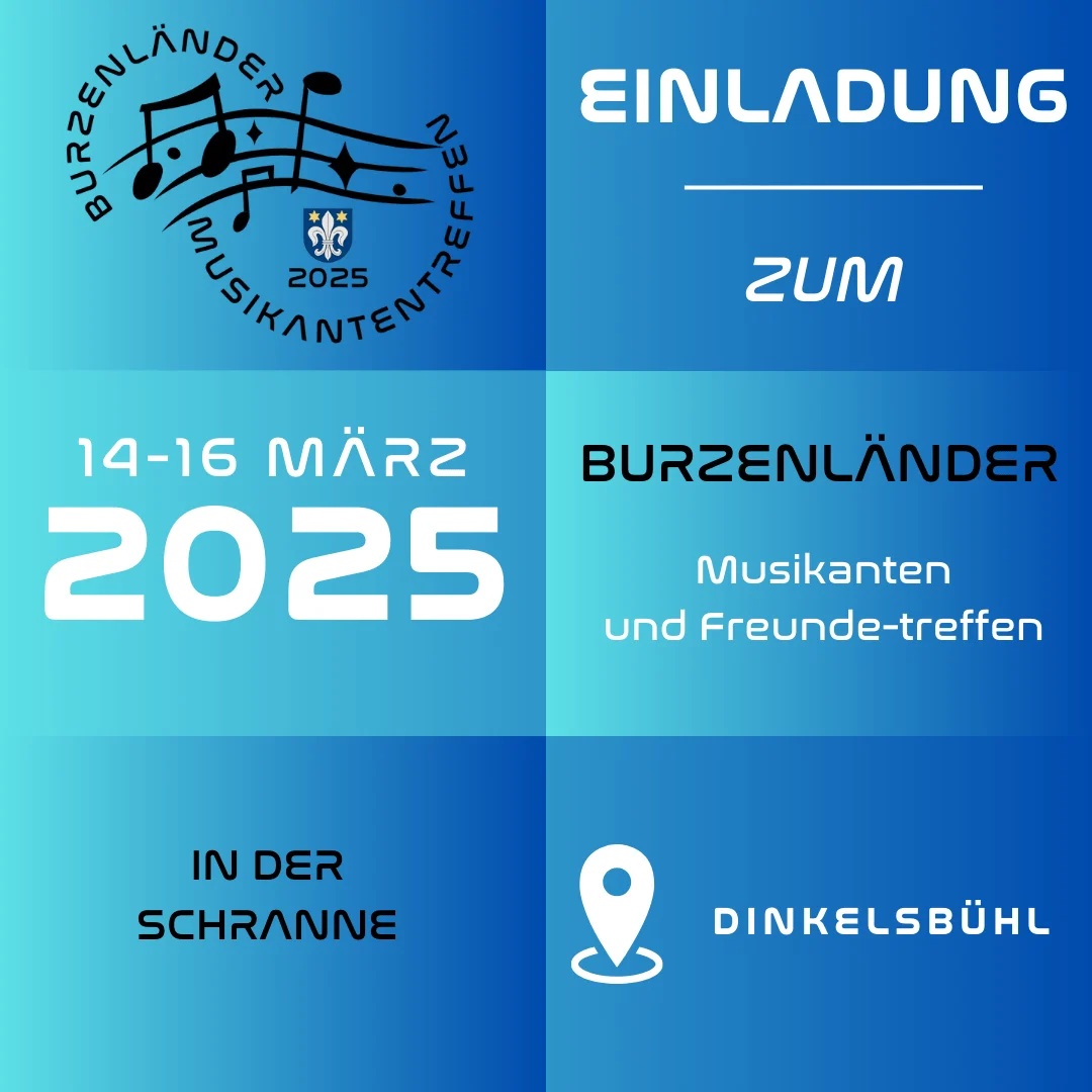 Einladung zum 7. Burzenländer Musikantentreffen
