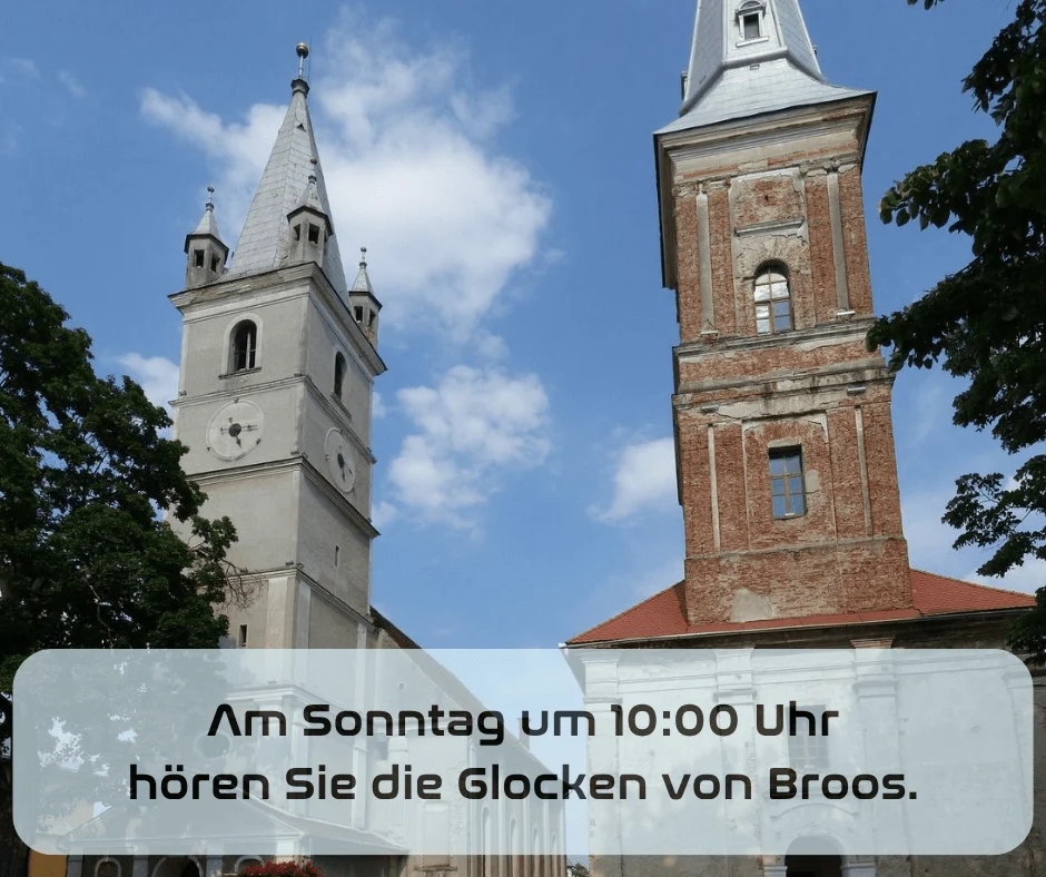 Wort zum Sonntag am 14.09.2025 mit Helmut Wolff – Glocken aus Broos