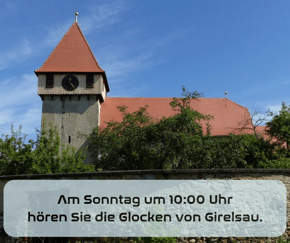 Wort zum Sonntag am 28.09.2025 mit Kurt Boltres – Glocken aus Girelsau