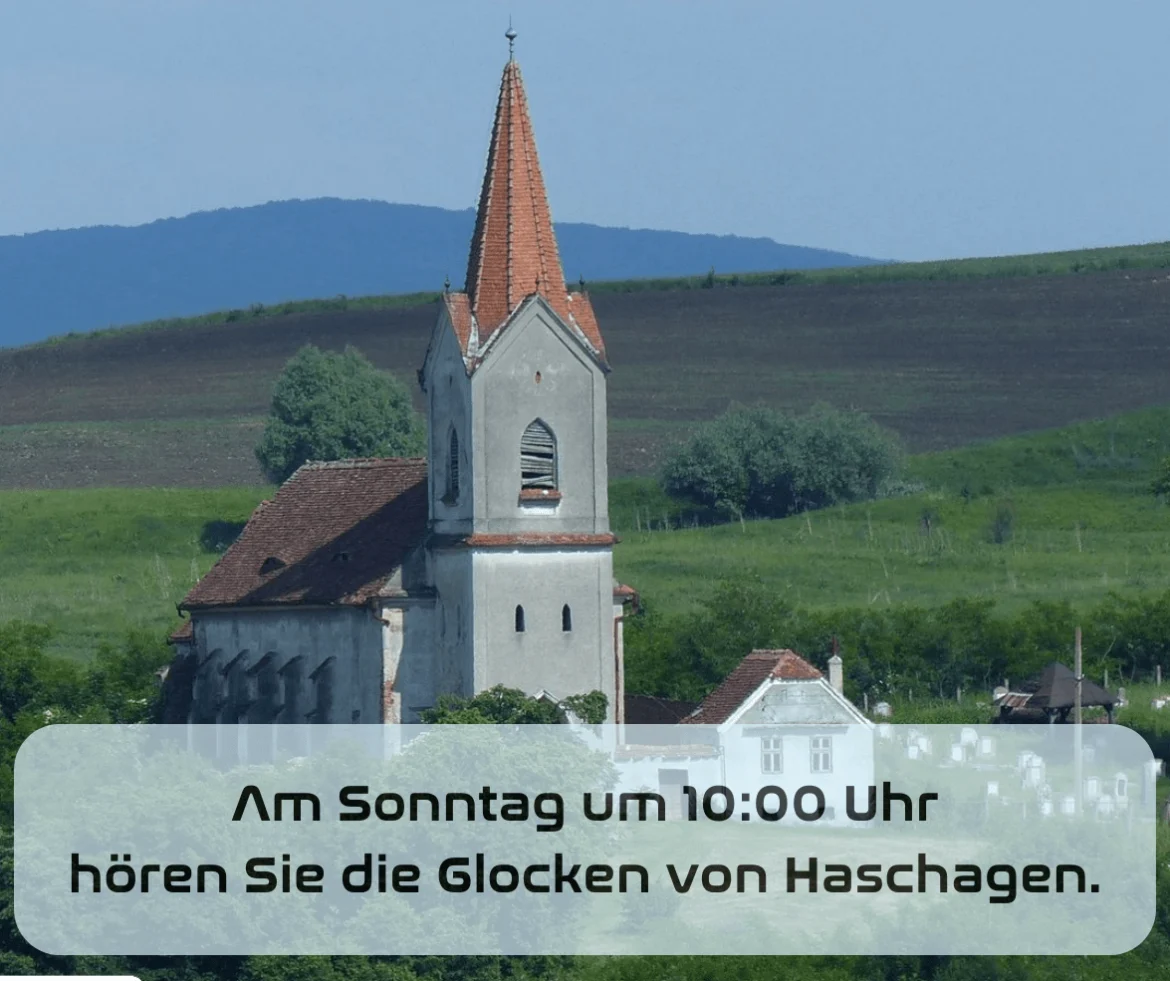 Wort zum Sonntag am 20.07.2025 mit Imre Istvan Öcsi – Glocken aus Haschagen