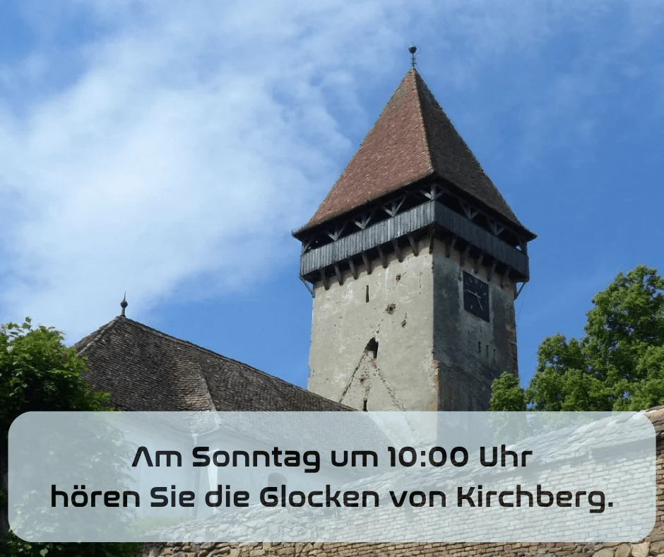 Wort zum Sonntag am 03.08.2025 mit Johannes Waedt – Glocken aus Kirchberg
