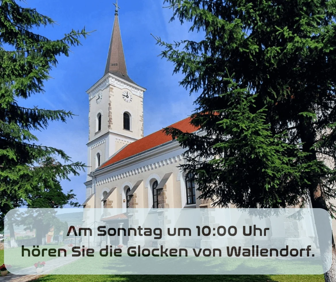 Wort zum Sonntag am 13.07.2025 mit Wolfgang Rehner – Glocken aus Wallendorf