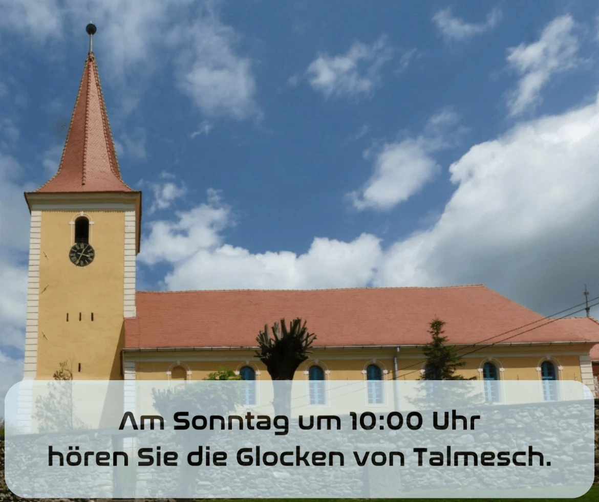 Wort zum Sonntag am 02.03.2025 mit Johannes Waedt – Glocken aus Talmesch