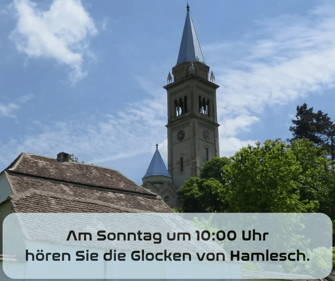 Wort zum Sonntag am 25.05.2025 mit Kurt Boltres – Glocken aus Hamlesch