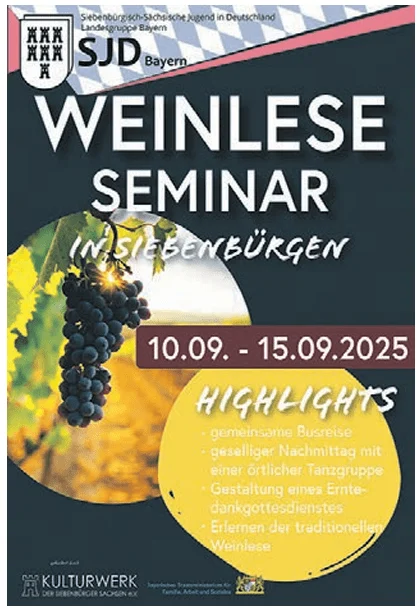 Weinseminar in Siebenbürgen – Jetzt anmelden!
