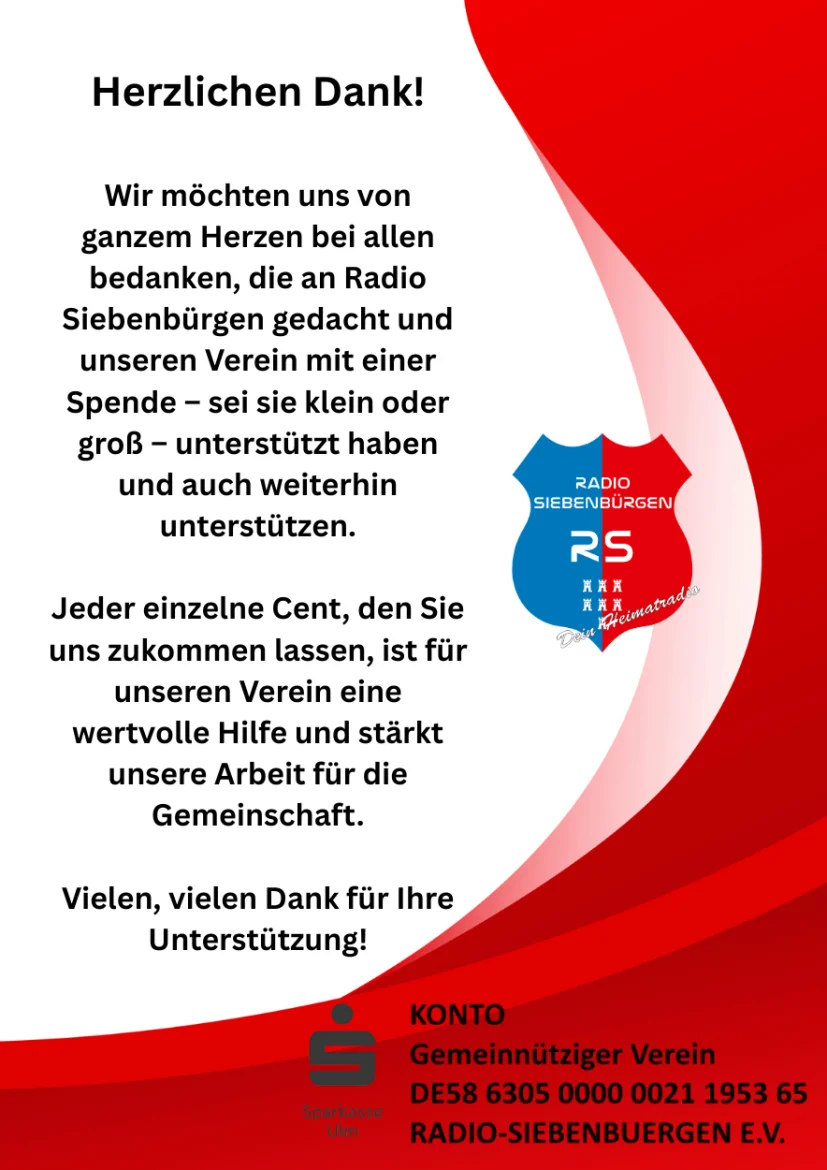 Gemeinschaft lebt durch Ihre Unterstützung