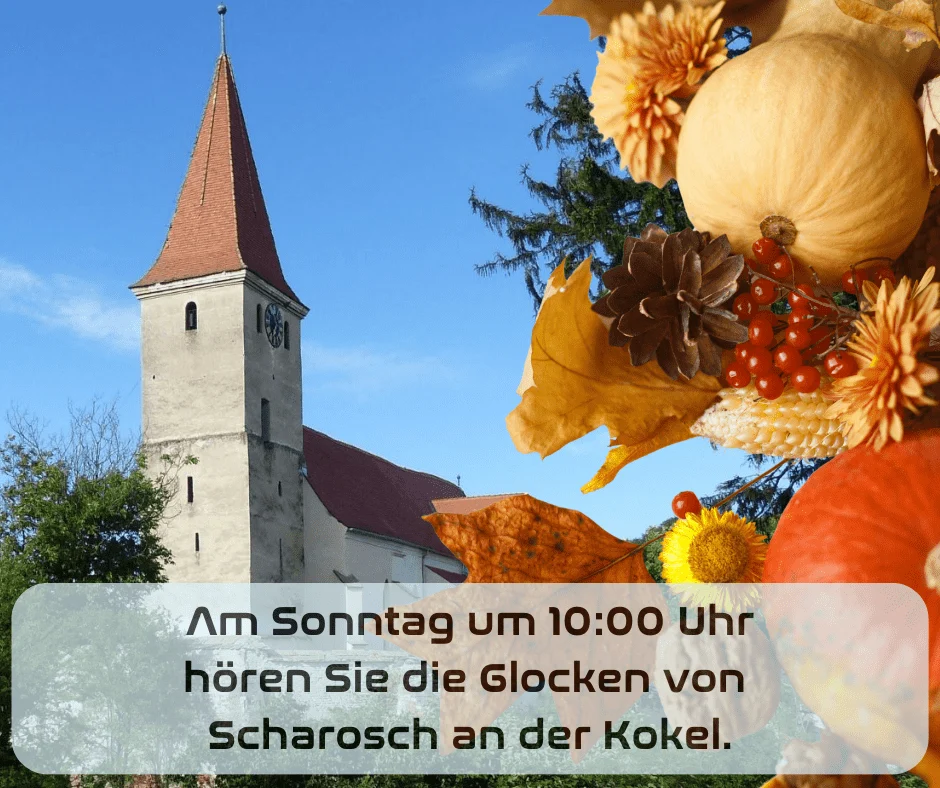 Wort zum Sonntag am 05.10.2025 mit Johannes Waedt – Glocken aus Scharosch an der Kokel