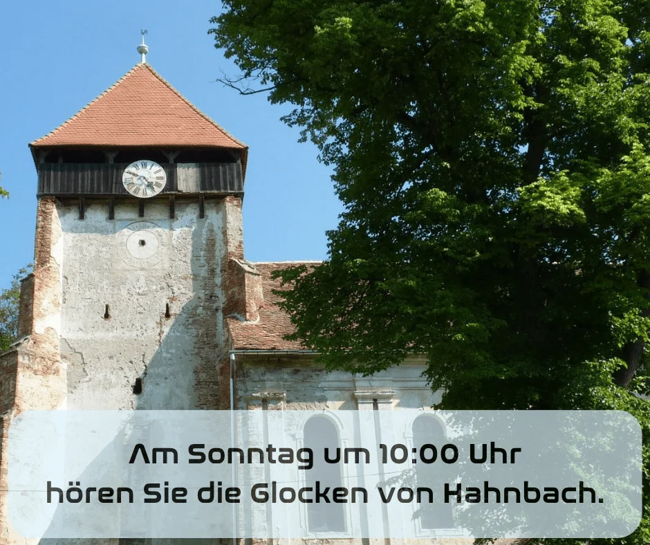 Wort zum Sonntag am 21.12.2025 mit Birgit Hamrich – Glocken aus Hahnbach