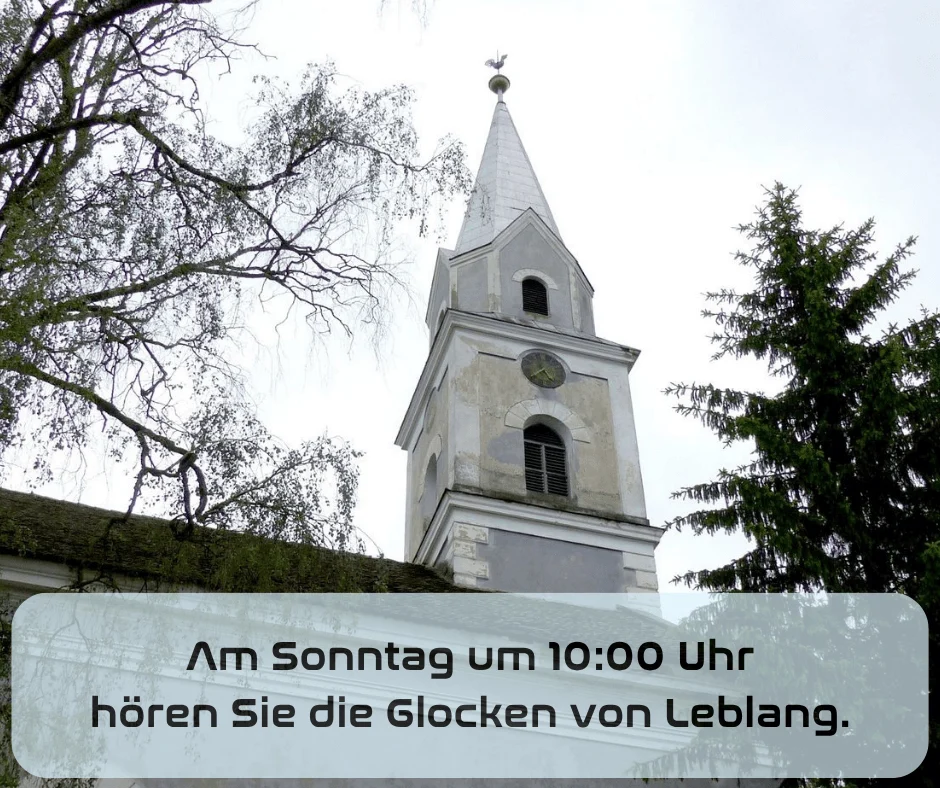 Wort zum Sonntag am 14.12.2025 mit Helmut Wolff – Glocken aus Leblang