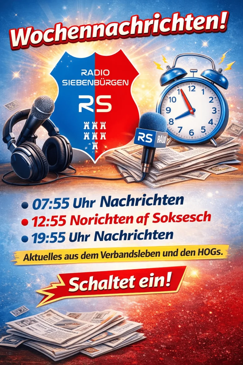 Wochennachrichten bei Radio Siebenbürgen