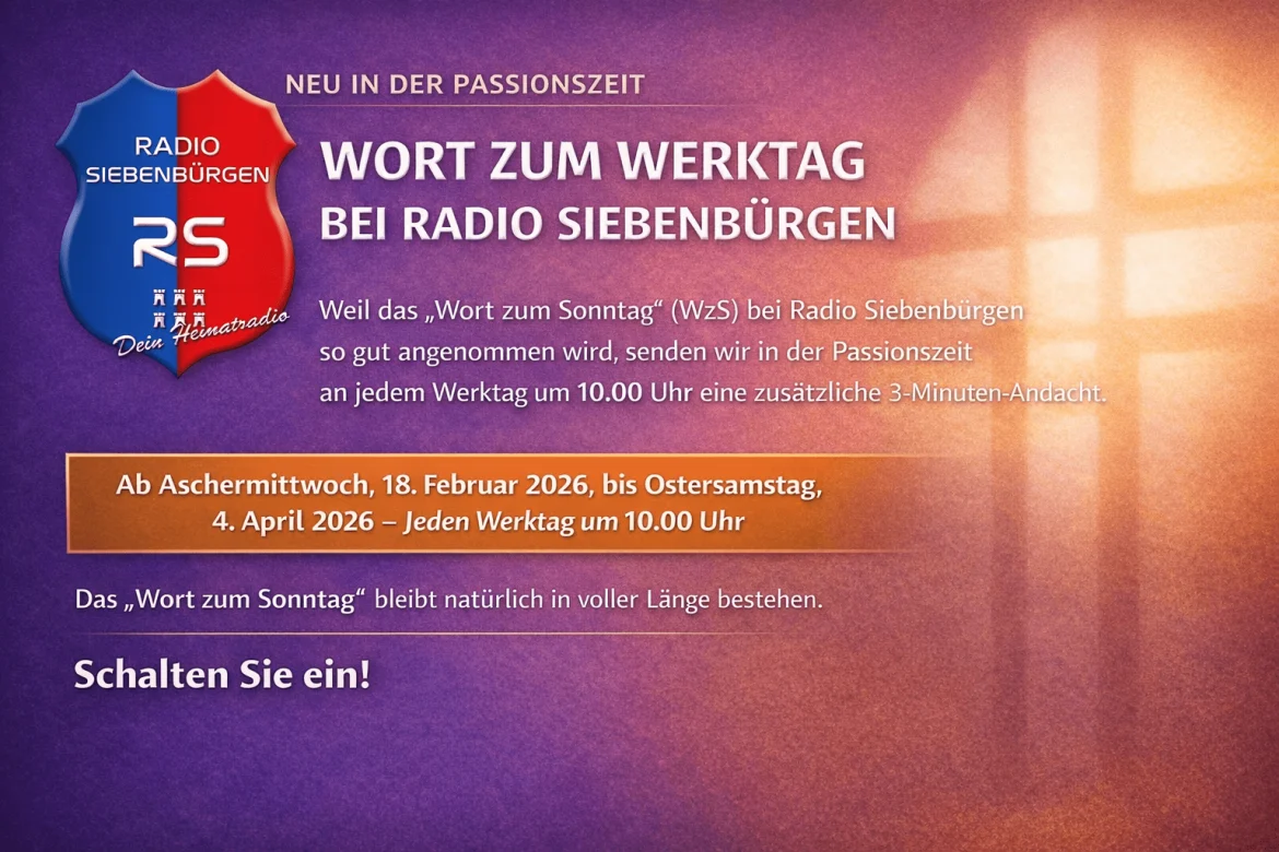 Tägliche Andacht mit dem „Wort zum Werktag“