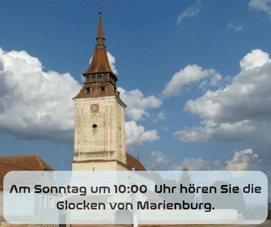 Wort zum Sonntag am 26.04.2026 mit Kurt Boltres – Glocken aus Marienburg