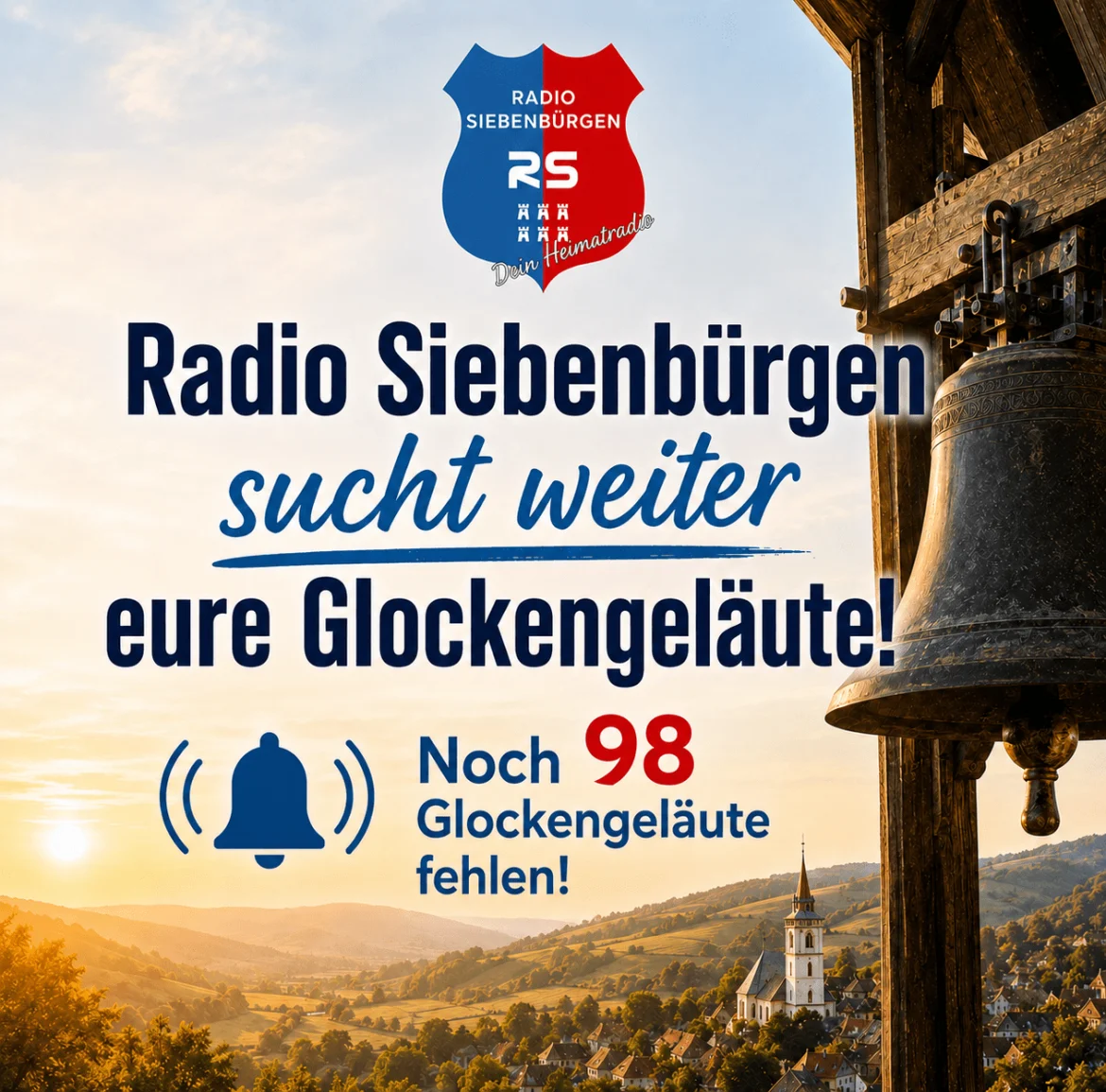 Radio Siebenbürgen sucht weitere Glockengeläute aus Siebenbürgen