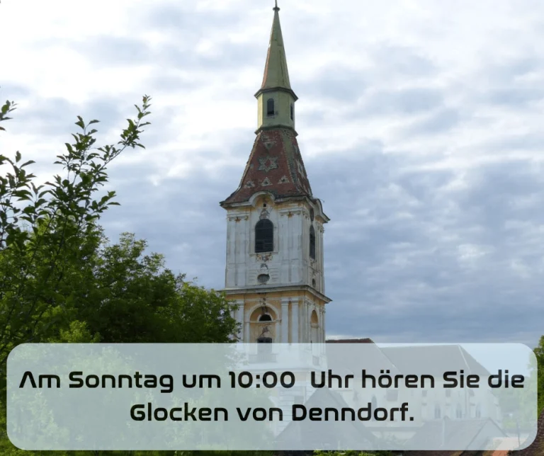 Wort zum Sonntag am 04.10.2026 mit Johannes Waedt – Glocken aus Denndorf