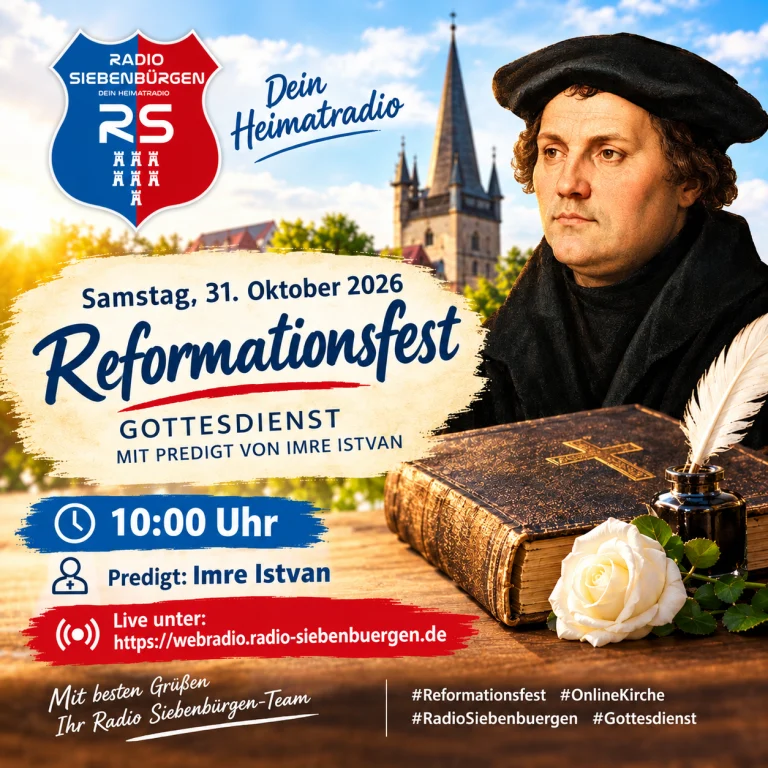 Bild zum Beitrag: Gottesdienst am Reformationsfest (31.10.2026) mit Imre Istvan Öcsi