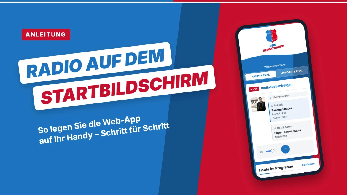 Titelbild: Radio auf dem Startbildschirm – so legen Sie die Web-App auf Ihr Handy