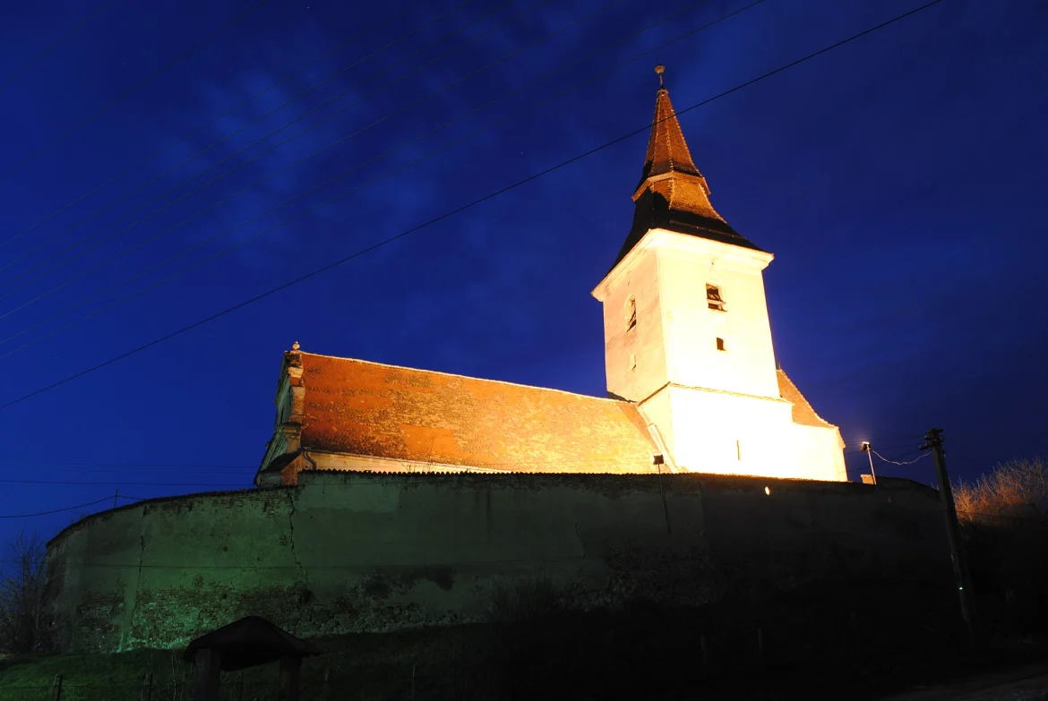 Die evangelische Kirche in Arbegen von außen