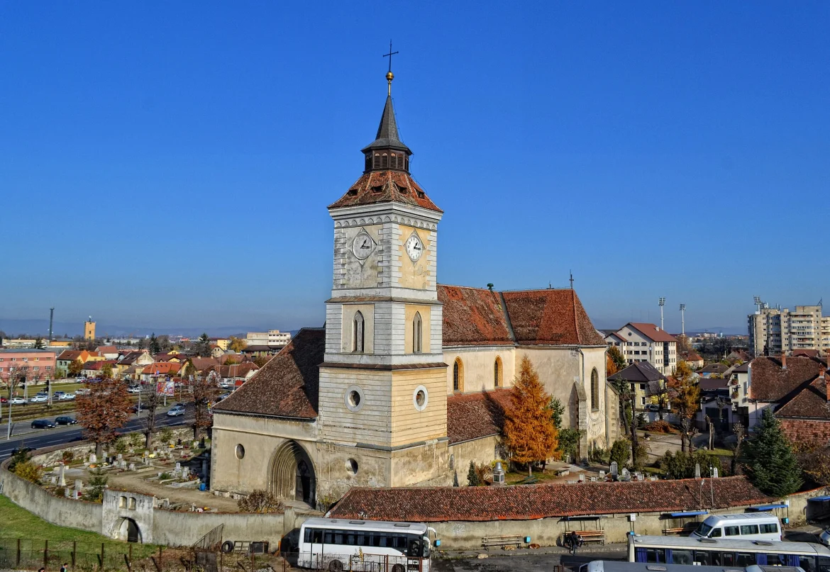 Die evangelische Kirche in Bartholomae von außen