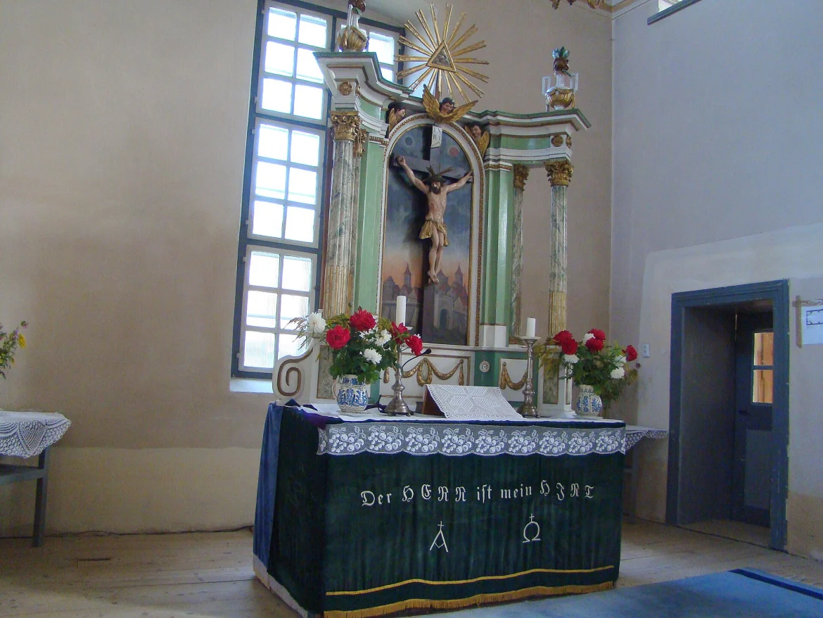 Innenraum der evangelischen Kirche in Fogarasch