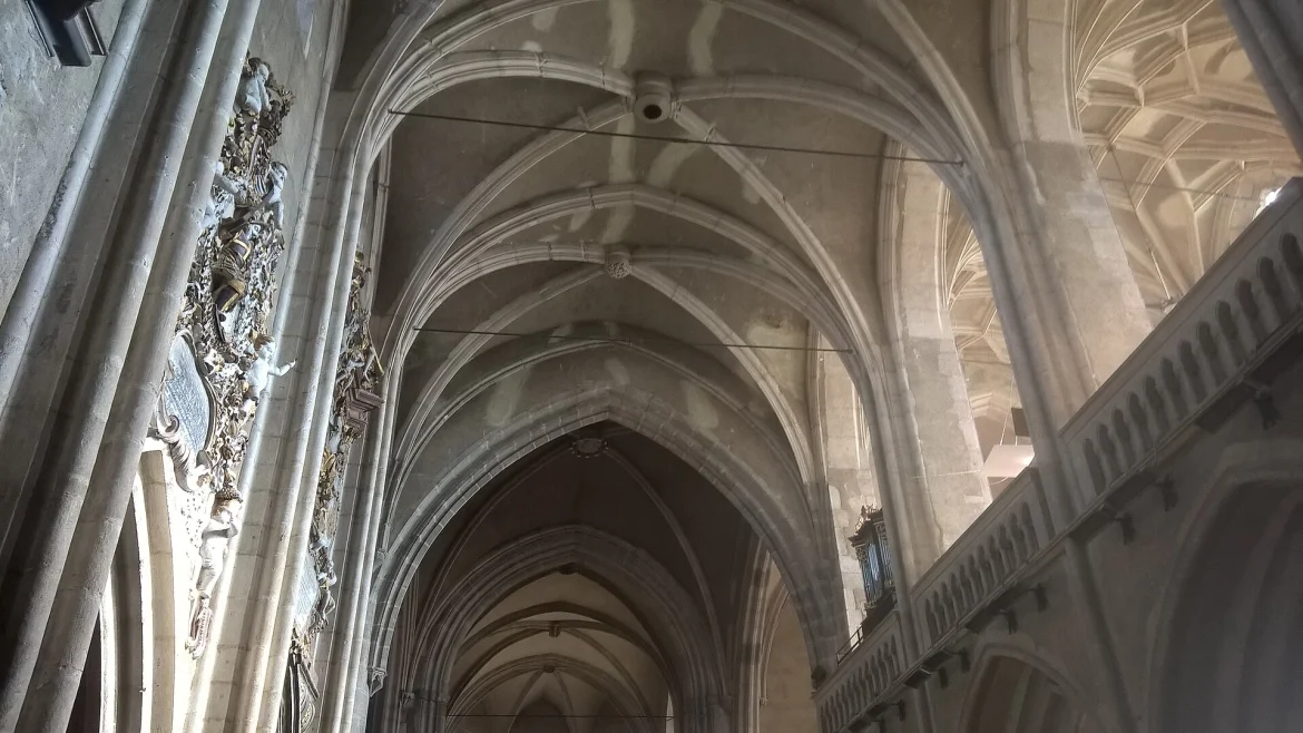 Innenraum der evangelischen Kirche in Hermannstadt