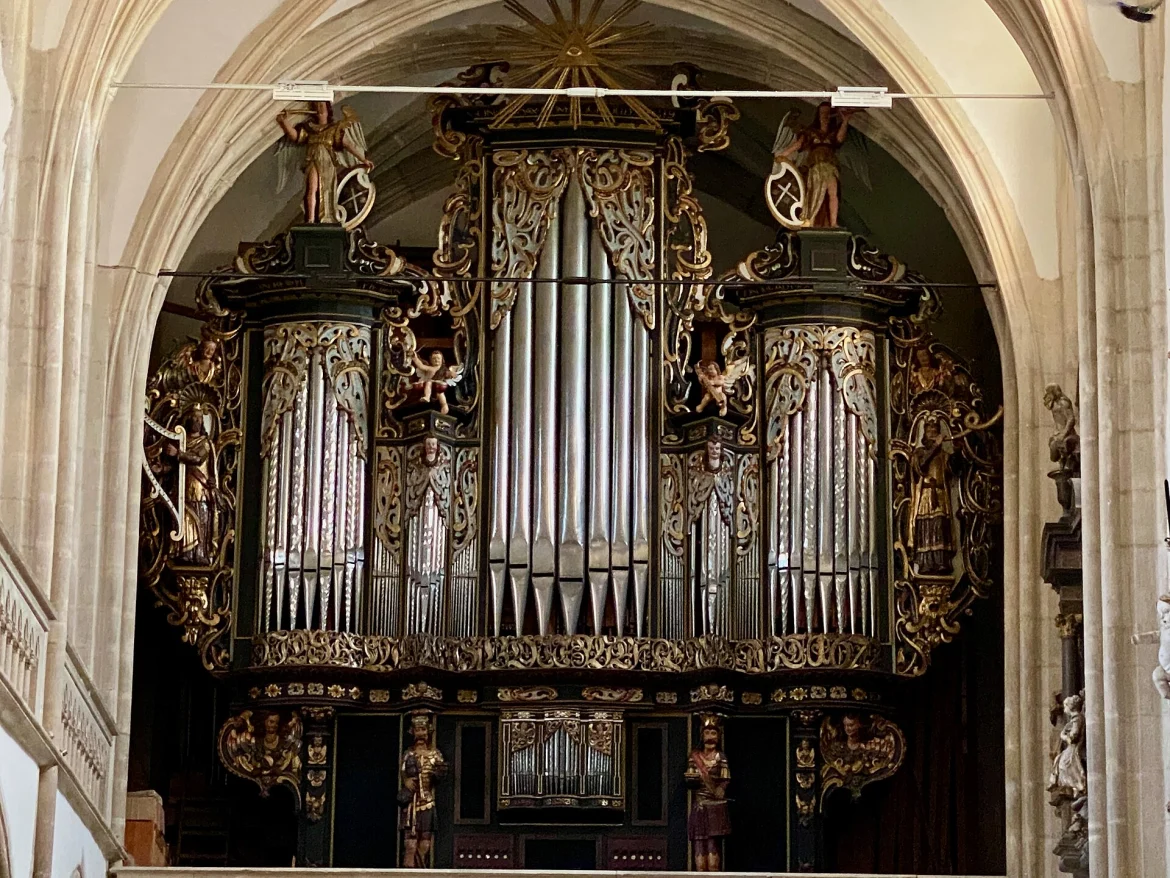 Die evangelische Kirche in Hermannstadt von außen