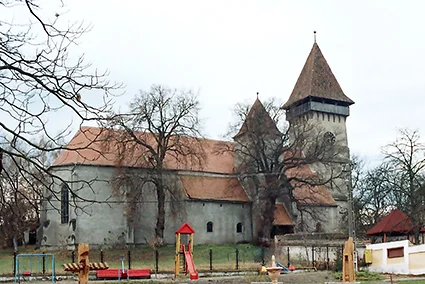 Die evangelische Kirche in Kleinscheuern von außen