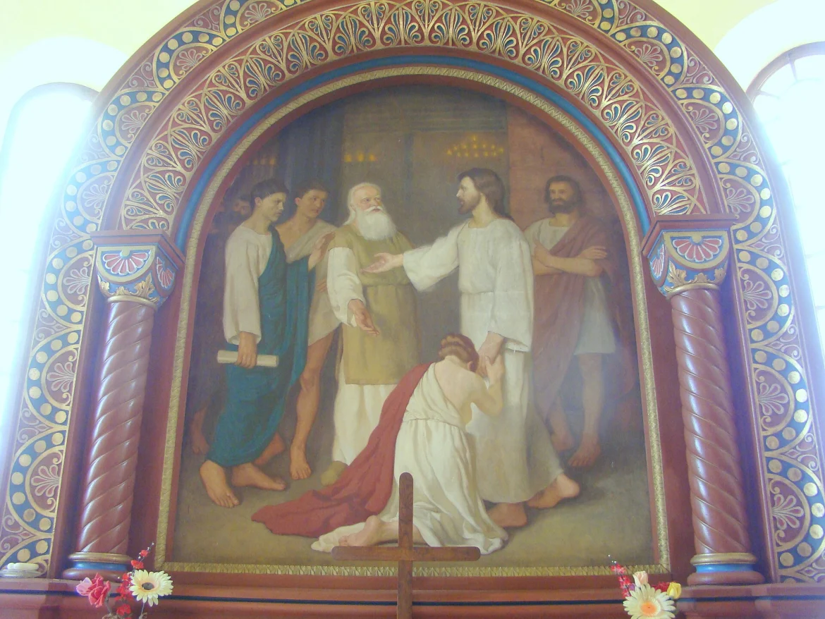 Die evangelische Kirche in Kreisch bei Schäßburg von außen