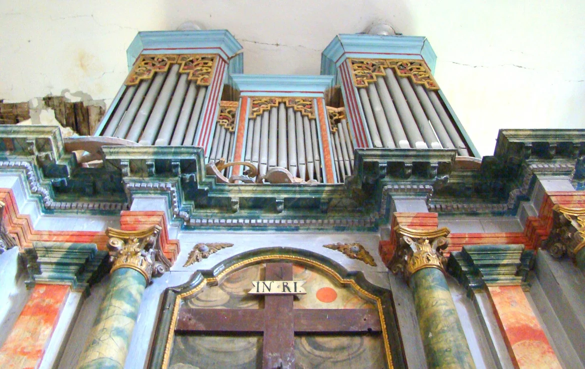 Die evangelische Kirche in Marienburg von außen