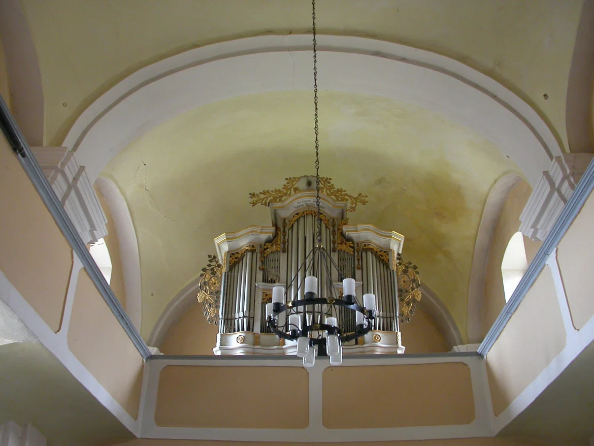 Innenraum der evangelischen Kirche in Marktschelken