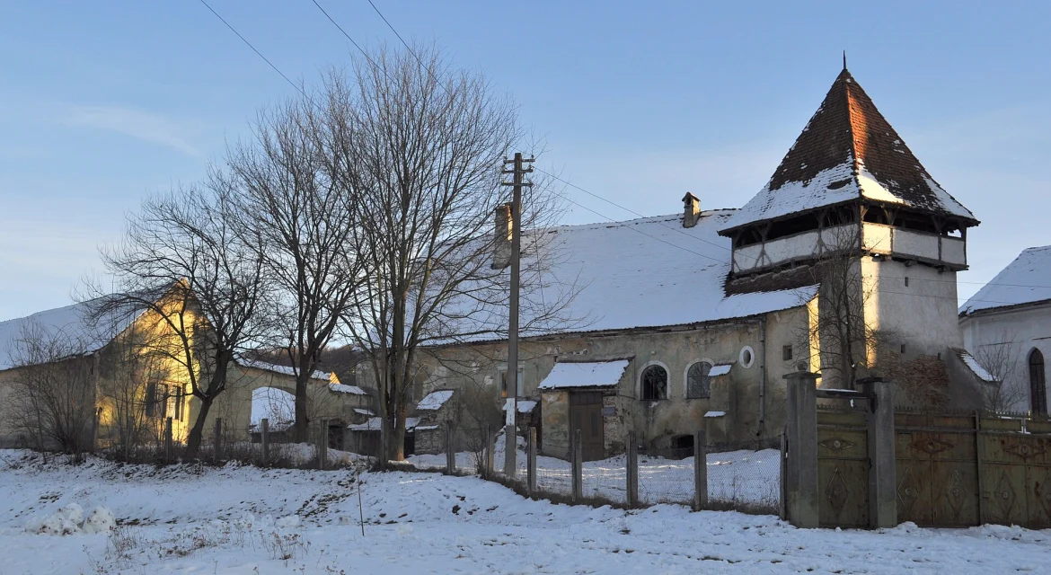 Die evangelische Kirche in Martinsdorf von außen