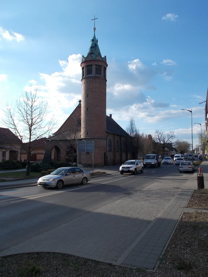 Die evangelische Kirche in Minarken von außen