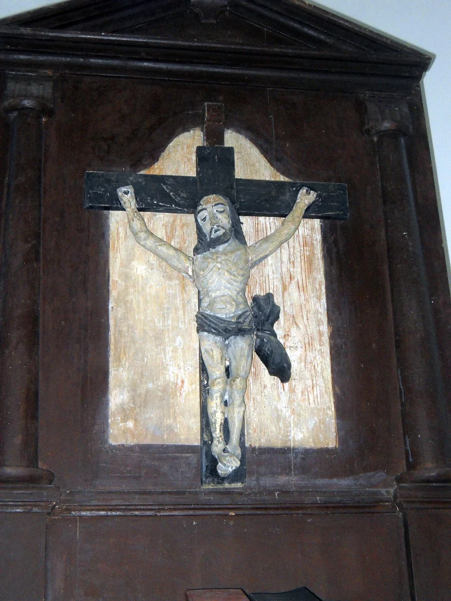 Die evangelische Kirche in Mönchsdorf von außen