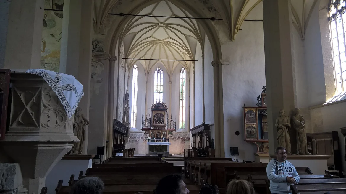 Innenraum der evangelischen Kirche in Schäßburg