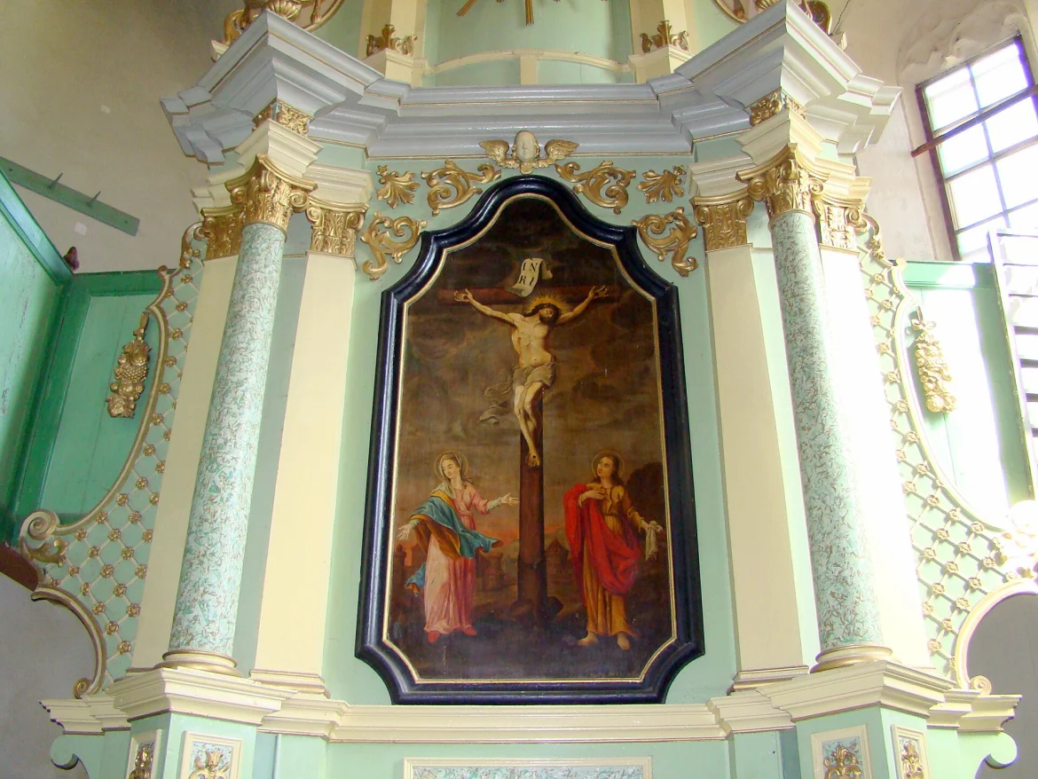 Innenraum der evangelischen Kirche in Scharosch-Fogarasch
