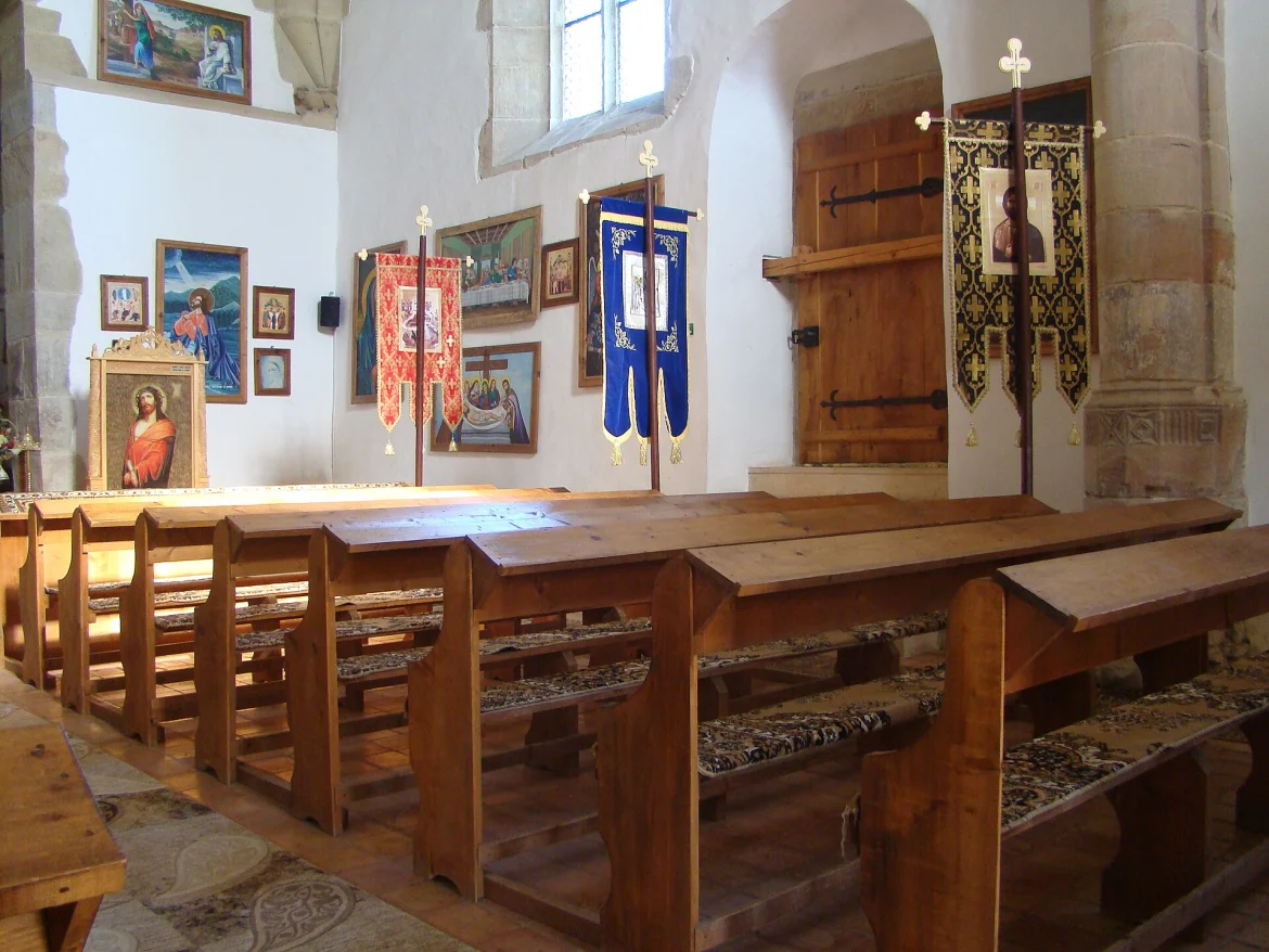 Die evangelische Kirche in Treppen von außen