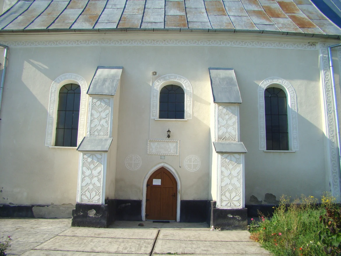 Die evangelische Kirche in Waltersdorf von außen