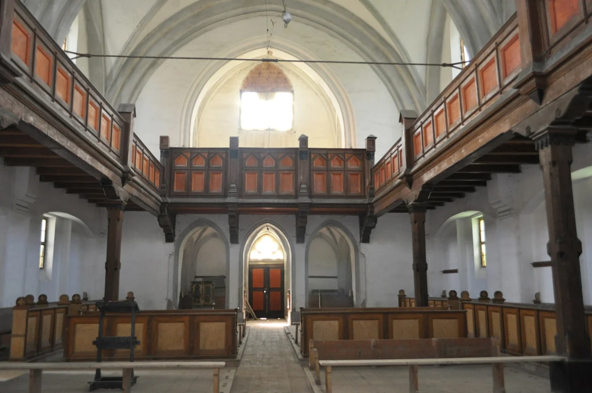Die evangelische Kirche in Zendersch von außen